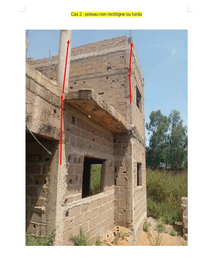 Défaut structurel supplémentaire